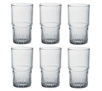 Duralex Empilable water glass 340ml, stackable, without filling mark, 6 piece