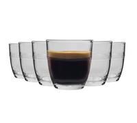 Duralex Glass Tumbler, Set of 6, transparent, 9 cl