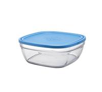 Duralex - Glass preservation container, Transparent, Blue, 23 cm