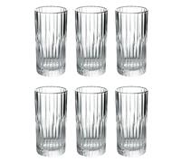 Duralex Glasses Tumblers Picardie Gigogne Provence Highball Drinking Cups x6