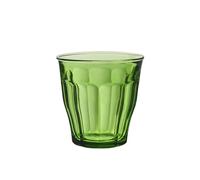 Duralex Le Picardie Collection | Water, Juice and Soda Glass Green 25 cl | Set of 4 | Heavy Duty Glass, Dishwasher-Safe, Made in France