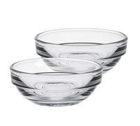 Duralex Lys Glass Stacking Bowls for Kitchen, Serving - 6cm (2") - Pack of 4 in Clear Duralex Clear