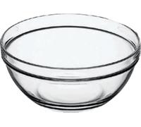 Duralex LYS Glass Stacking Bowls for Kitchen, Serving - 7.5cm (3") - Pack of 4