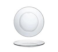 Duralex 3012AF06/6 Made in France, LYS 7-1/2 Inch Clear Dessert Plate, Set of 4, Glass