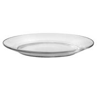 Duralex 3012AF06/6 Made in France, LYS 7-1/2 Inch Clear Dessert Plate, Set of 4, Glass