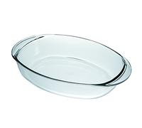 Duralex Made In France OvenChef Oval Baking Dish, 16 by 11.5-Inch