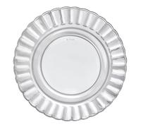 Duralex Made in France Picardie Dinner Plates Set of 6, 10.24" Clear