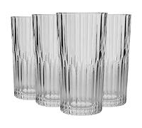 Duralex Manhattan Vintage Collins Glasses - 305ml Highball Cocktail Tumblers - Pack of 12