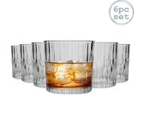 Duralex Manhattan Vintage Whisky Whiskey Rocks Tumblers Glasses 310ml x6