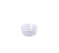 Duralex Made in France Oven Save Tempered Glass Ramekin 3.375 Inch, 4oz-Set of 4, Ecru, 4-Ounce