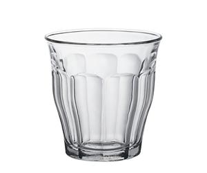 Duralex Picardie 1027AC04 Set of 4 Transparent Glass Tumblers, 25 cl
