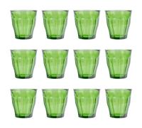 Duralex Picardie Glass Tumblers - 250ml - Pack of 12 in Green Duralex Green