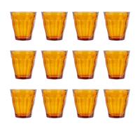 Duralex Picardie Glass Tumblers - 250ml - Pack of 12 in Yellow Duralex Yellow