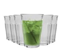 Duralex Picardie Highball Cocktail Glasses - 360ml Glass Tumblers - Pack of 12