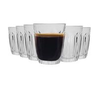 Duralex Provence Shot Glass Espresso Cups - 90ml Drinking Glasses - Pack of 12 in Clear Duralex Clear