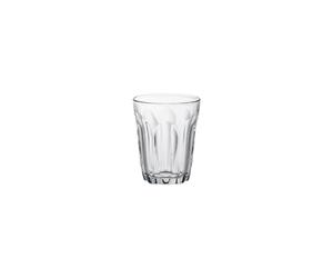 Duralex Provence water glass 130ml, without filling mark, 6 Glasses | Thermal Shock Resistant, Enhanced Hand Grip, Anti-Roll Shape, Non-Porous Glass, Microwave Freezer & Dishwasher Safe
