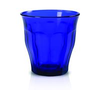 Duralex Set of 6 PICARDIE Glass Tumblers 250ml Vintage Drinking Blue Green