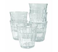 Duralex Picardie Glass Juice Water Tumblers Glasses Set Clear 310ml x6