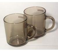 Duralex Tableware Smoked Mug - 25cl (8.75oz) Set of 6