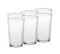 Duralex Unie Half Pint Tumblers CE 10oz / 280ml - Pack of 6-28cl CE Glasses, Toughened Glasses
