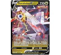 Duraludon V 122/203 Ultra Rare Pokemon Card (SWSH Evolving Skies) + 1x TitanCards® Toploader
