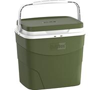 Duramax ChillBox Cool box 24L with secure handle locking, Keeps ice up-to 2 days, Insulated ice chest for camping, beach, lunch, picnic and more, Icebox, Hunters Green