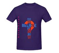Duran Do You Believe in Shame Hits Mens Round Neck Art T Shirts XX-Large Purple