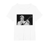 Duran Duran Bassist John Taylor Rio by Virginia Turbett T-Shirt, Women's Plus, White, 1X