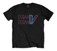 Duran Duran Double D Logo Official Tee T-Shirt Mens Unisex (Medium) Black