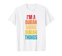 DURAN Proud Family Retro Reunion Last Name Surname T-Shirt