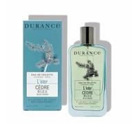 Durance Eau de Toilette for Men, 100 ml (Blue Cedar) | Saffron Scent, Made in France, Provence France, Men's Fragrance, Spray Bottle