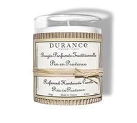DURANCE Lavender Perfumed Handmade Candle 180g - Luxury Scented Candle with Glass Jar - 40hrs Long Burning Candle - Home Fragrance Aromatherapy Candle