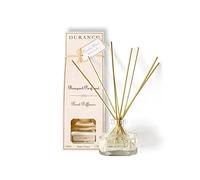 Durance Scented Reed Diffuser 100ml - White Camellia Fragrance - Scented Bouquet Glass Bottle & 8 Wooden Reed Sticks - Aromatherapy Air Freshener - Room Fragrance