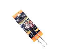 Durandal Selection Stainless Steel Barbecue Tongs with Wheels | Outdoor and Indoor Kitchen Utensils | BBQ Tongs to Flip