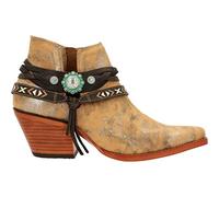 Durango Crush Women's Antique Silver Western Bootie Size 8(M)