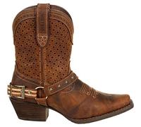 Durango Crush Women's Brown Ventilated Shortie Boot, Bomber Brown, 6.5 UK