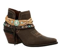 Durango Crush Women's Dark Chestnut Western Bootie Size 11(M)