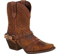 Durango Crush Women's Ventilated Shortie Boot Fashion, Bomber Brown, 6 UK