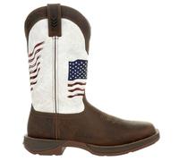 Durango Distressed Flag Embroidery Western Boot Size 11.5(M)