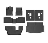 Durango Floor Mats and Cargo Liner w/backrest Mat Fit for Dodge Durango (7-Seater) 2016-2025 2026, All Weather Floor Liner for Durango Accessories Heavy Duty