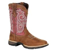 Durango Lady Rebel Leather Women's Briar Brown/Rusty Red Boots UK 6.5