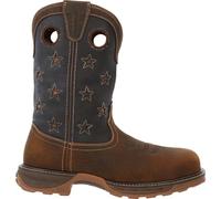 Durango Maverick XP Composite Toe Waterproof Western Work Boot, Bark Brown Vintage Flag, 10 UK