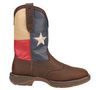 Durango Men's Men's 11 Inch Flag Pull-On DB4446 Western Boot, Red/White/Blue/Brown, 12 UK