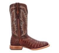 Durango® Men's PRCA Collection Caiman Belly Western Boot, Brown, 12