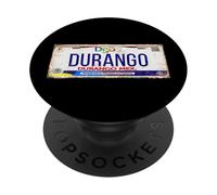 Durango Mexico License Plate Mexican Travel Vacation Beach PopSockets Adhesive PopGrip