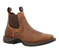 Durango Red Dirt Square-Toe Western Boot, Old Town Brown and Tan, 10.5 UK