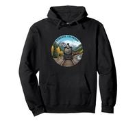 Durango Scenic Railroad Vintage Train Colorado Travel Pullover Hoodie