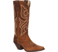 Durango Women's Crush 13-inch Narrow Traditional Cowboy Boots, Distressed Cognac, 6 UK