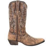 Durango Women's Dream Catcher Women's Distressed Brown Western Mid Calf Boot, Distressed Brown and Tan, 8.5 US