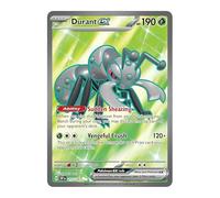Durant ex 215/191 Ultra Rare Full Art Pokemon Card | Shiny Pokémon Cards | Pokémon EX | Surging Sparks | Pokemon Scarlet and Violet | Titan Cards Authenticated